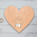 Wooden Baby Keepsake Sign – Engraved Newborn Gift for Parents